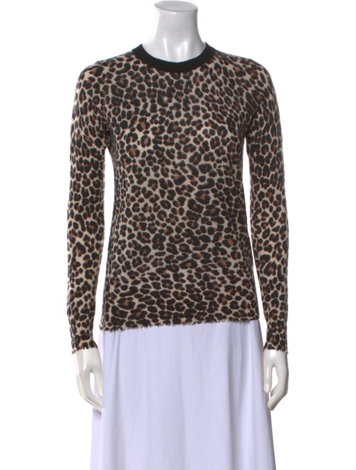 Zadig & Voltaire Cashmere Animal Print Sweater