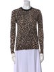 Zadig & Voltaire Cashmere Animal Print Sweater