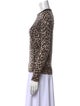 Zadig & Voltaire Cashmere Animal Print Sweater