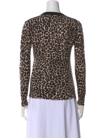 Zadig & Voltaire Cashmere Animal Print Sweater
