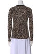Zadig & Voltaire Cashmere Animal Print Sweater