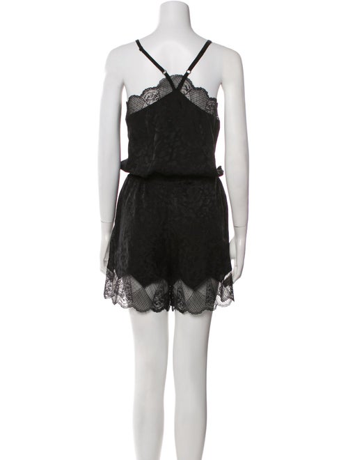 Zadig & Voltaire Silk V-Neck Romper