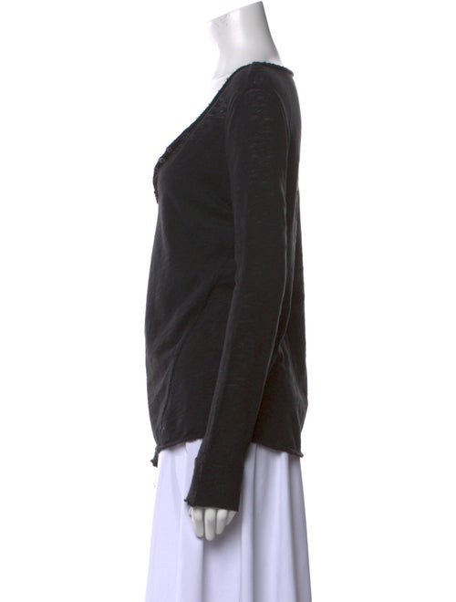 Zadig & Voltaire Wool V-Neck T-Shirt