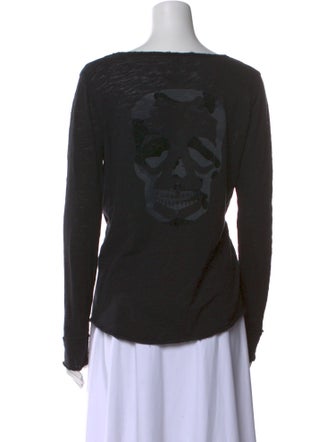 Zadig & Voltaire Wool V-Neck T-Shirt