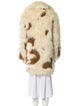 Zadig & Voltaire Faux Fur Printed Faux Fur Coat