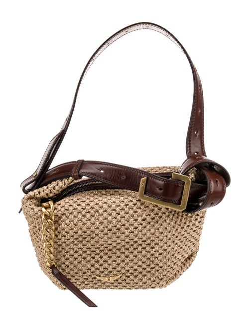 Zadig & Voltaire Raffia Top Handle Bag