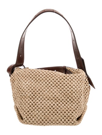 Zadig & Voltaire Raffia Top Handle Bag