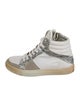 Zadig & Voltaire Canvas Colorblock Pattern Wedge Sneakers