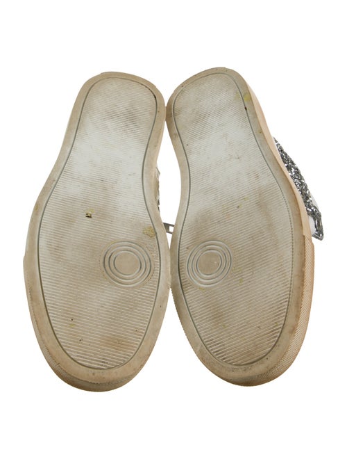 Zadig & Voltaire Canvas Colorblock Pattern Wedge Sneakers