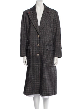 Zadig & Voltaire Tweed Pattern Coat