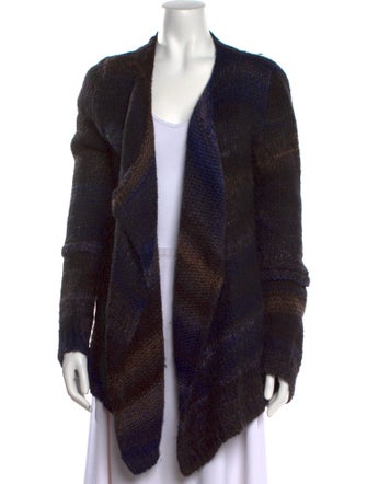 Zadig & Voltaire Striped Open Front Sweater