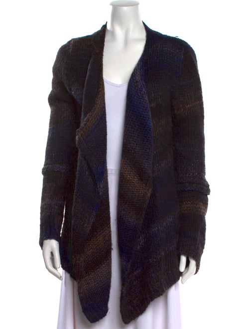 Zadig & Voltaire Striped Open Front Sweater