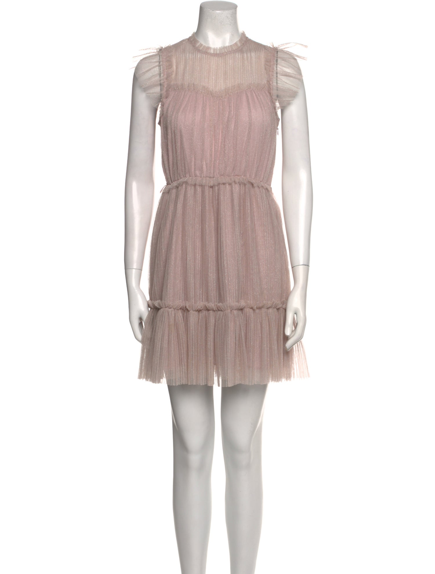 AllSaints Crew Neck Mini Dress