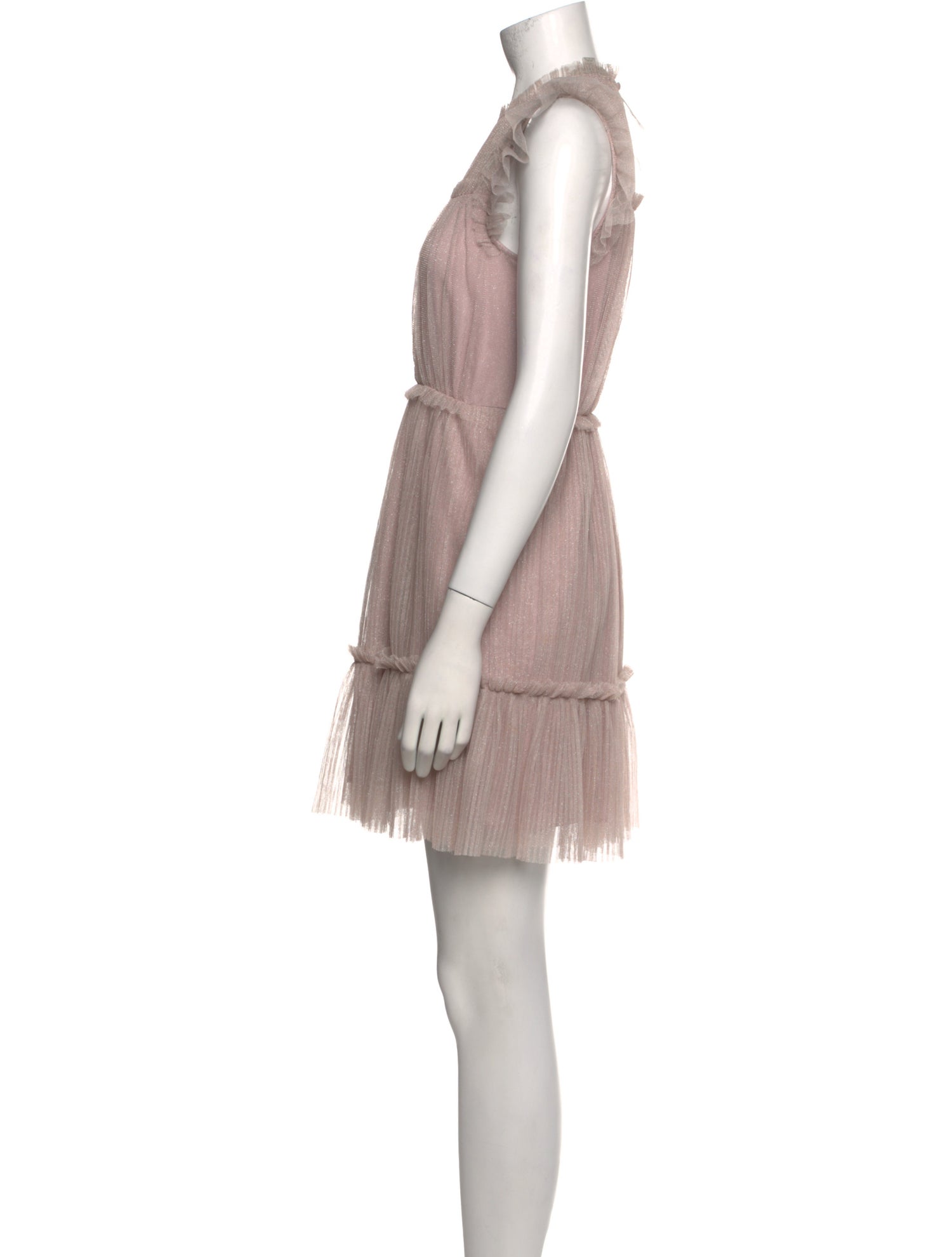 AllSaints Crew Neck Mini Dress