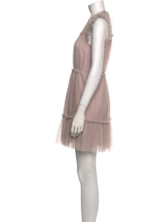 AllSaints Crew Neck Mini Dress