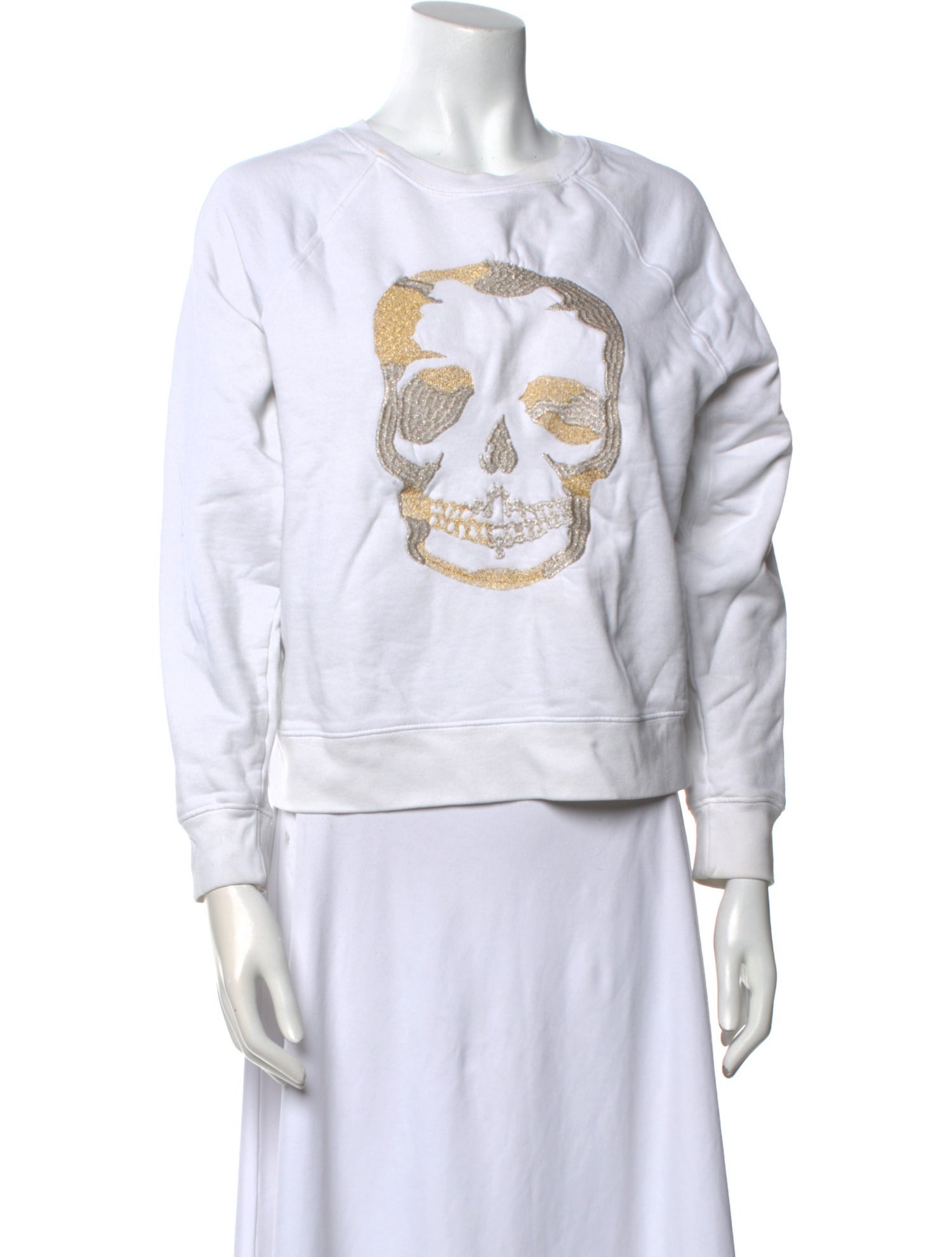 Zadig & Voltaire Bateau Neckline Three-Quarter Sleeve Sweatshirt