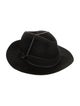 Zadig & Voltaire Suede Fedora Hat