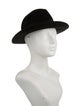 Zadig & Voltaire Suede Fedora Hat