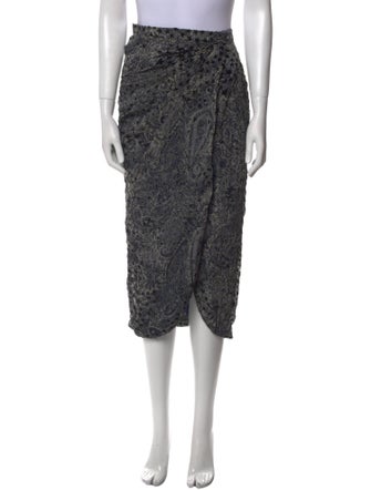Zadig & Voltaire Printed Midi Length Skirt