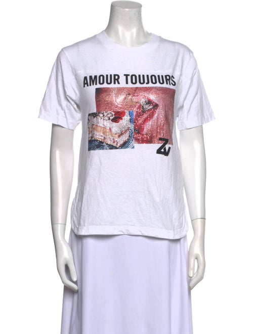 Zadig & Voltaire Graphic Print Crew Neck T-Shirt