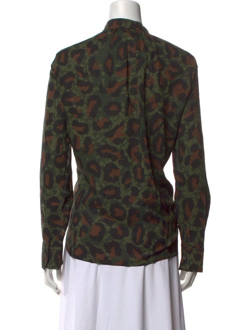 Zadig & Voltaire Printed V-Neck Polo