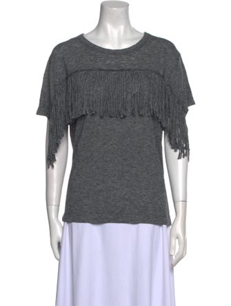 Zadig & Voltaire Scoop Neck Short Sleeve T-Shirt