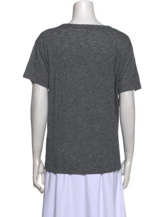 Zadig & Voltaire Scoop Neck Short Sleeve T-Shirt