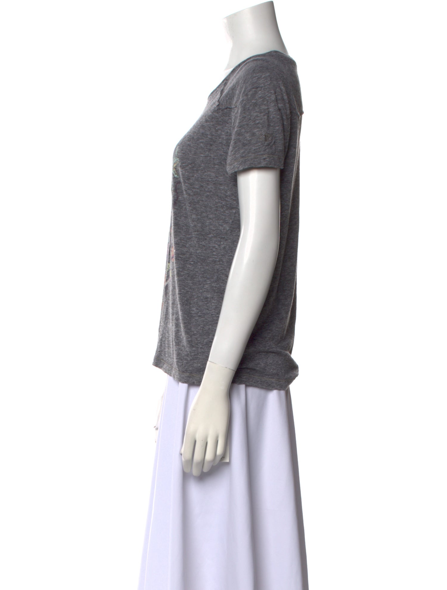 Zadig & Voltaire Graphic Print Crew Neck T-Shirt