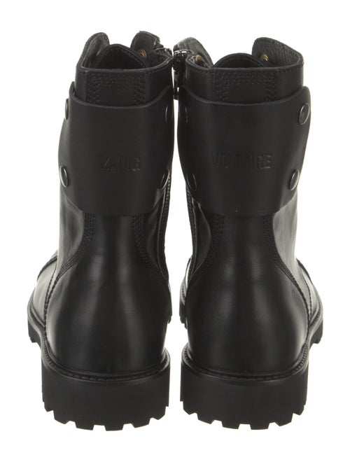 Zadig & Voltaire Leather Combat Boots