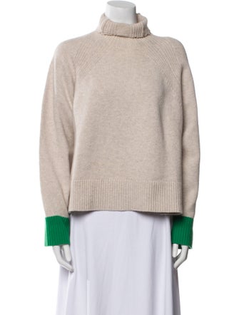 Zadig & Voltaire Merino Wool Colorblock Pattern Sweater