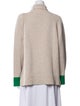 Zadig & Voltaire Merino Wool Colorblock Pattern Sweater