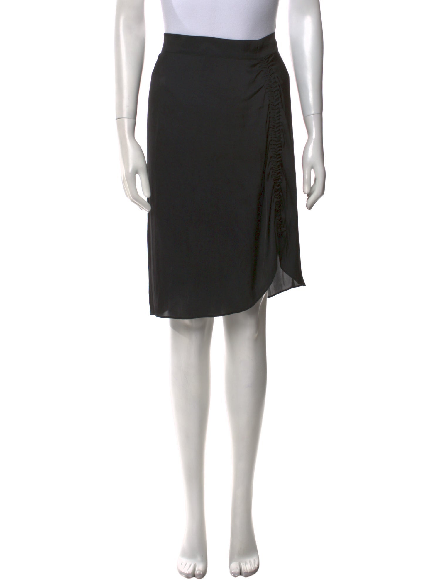 Zadig & Voltaire Pleated Accents Knee-Length Skirt