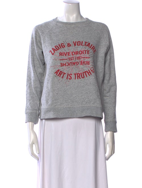 Zadig & Voltaire Graphic Print Crew Neck Sweatshirt