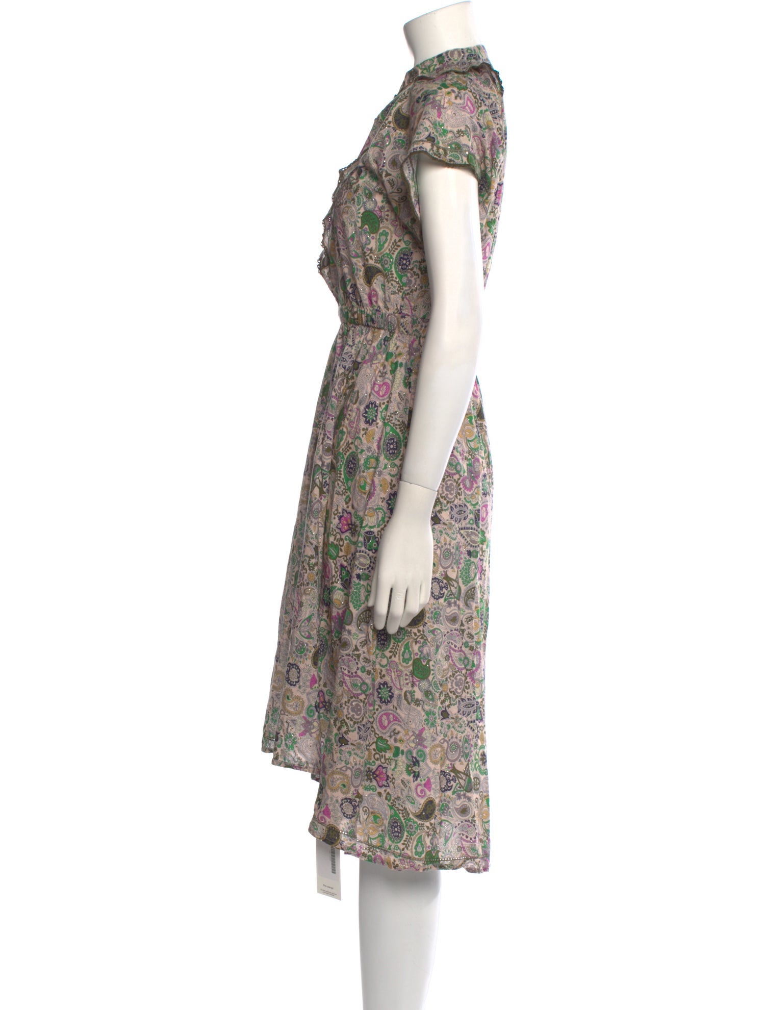 Zadig & Voltaire Floral Print Midi Length Dress