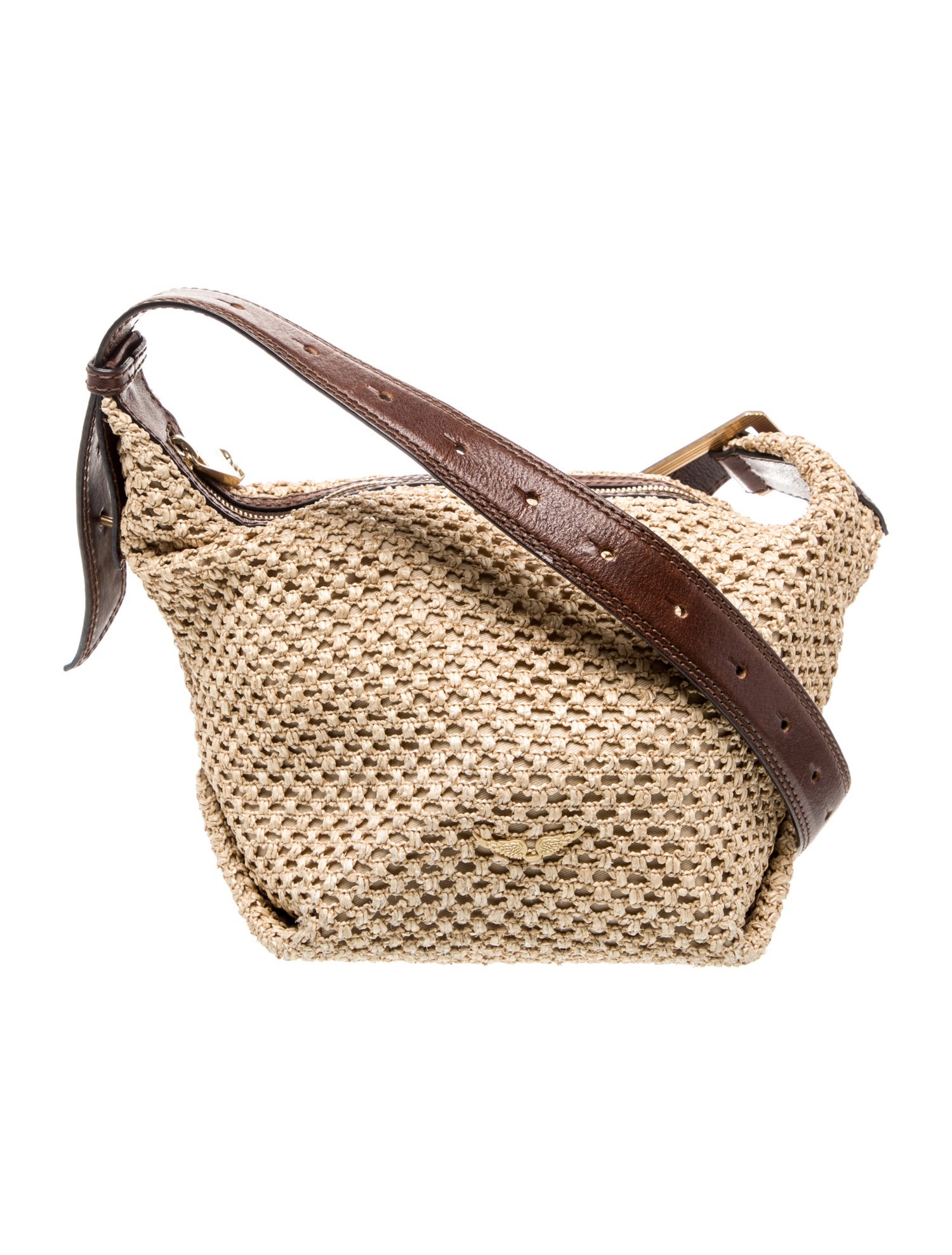 Zadig & Voltaire Straw Shoulder Bag