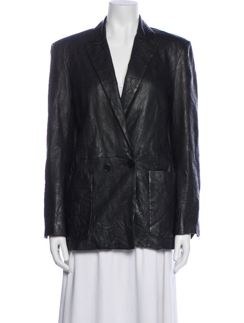 Zadig & Voltaire Leather Blazer