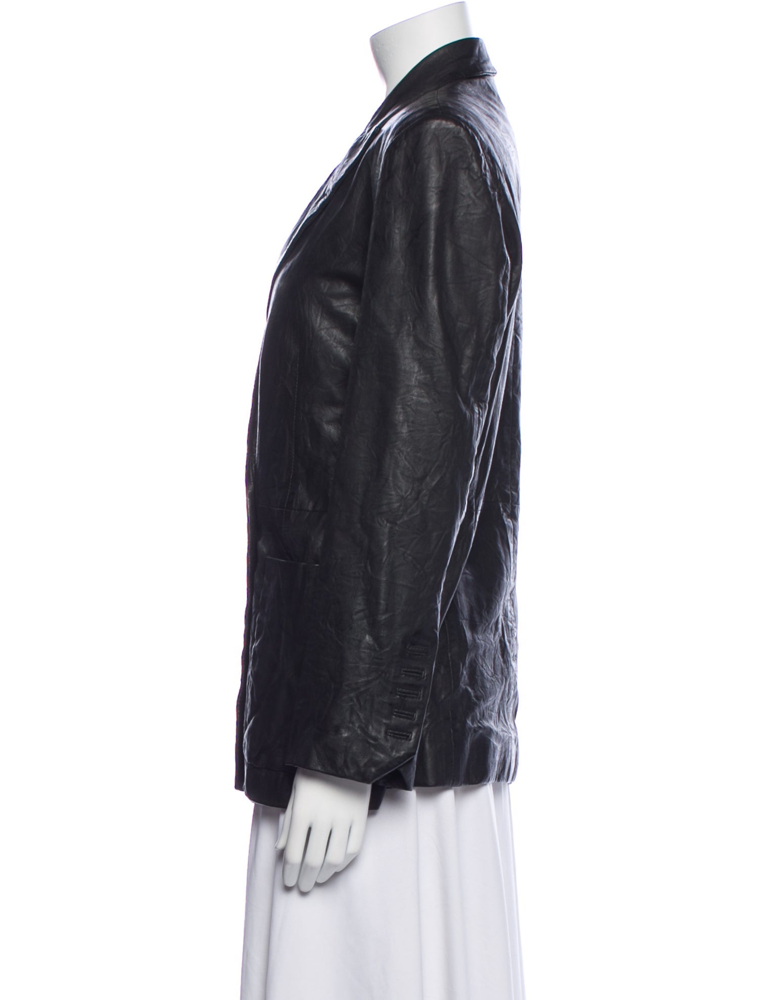 Zadig & Voltaire Leather Blazer