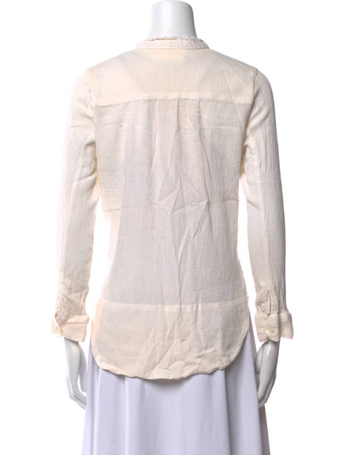 Zadig & Voltaire Mock Neck Long Sleeve Top