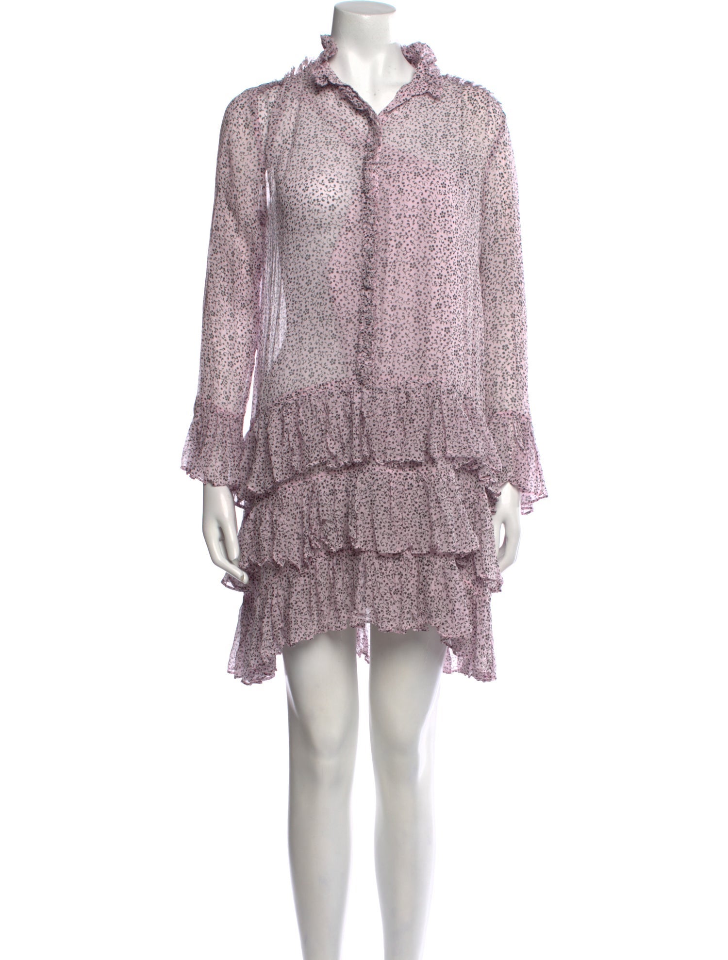 Zadig & Voltaire Floral Print Mini Dress