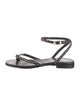Zadig & Voltaire Leather Studded Accents Sandals