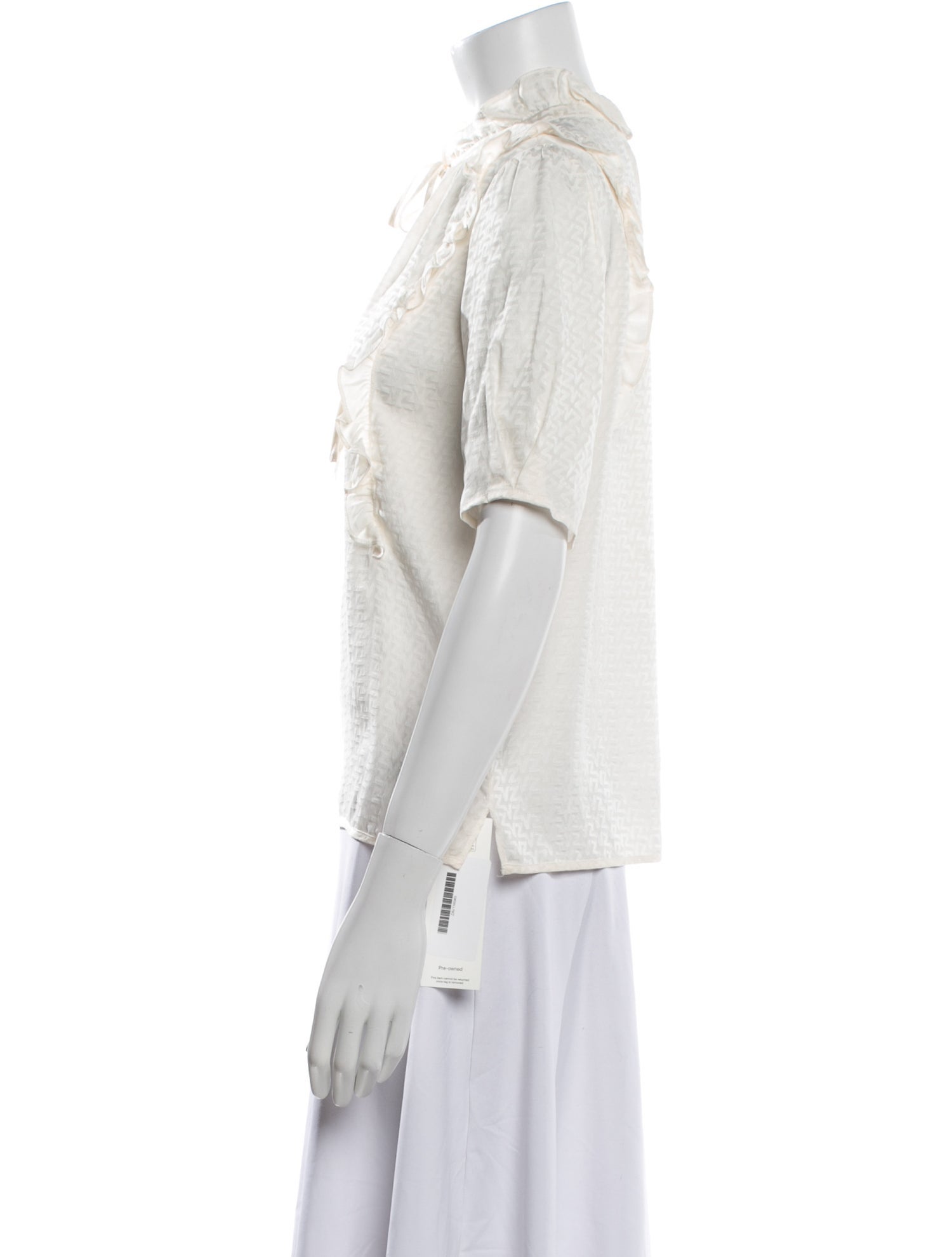 Zadig & Voltaire Silk Mock Neck Blouse