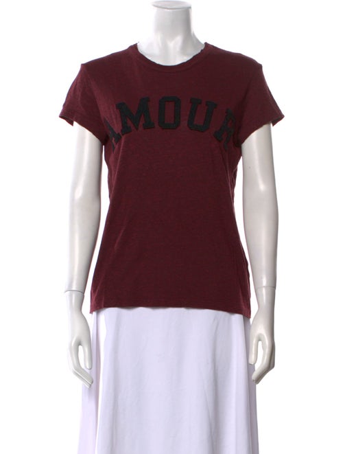 Zadig & Voltaire Graphic Print Crew Neck T-Shirt