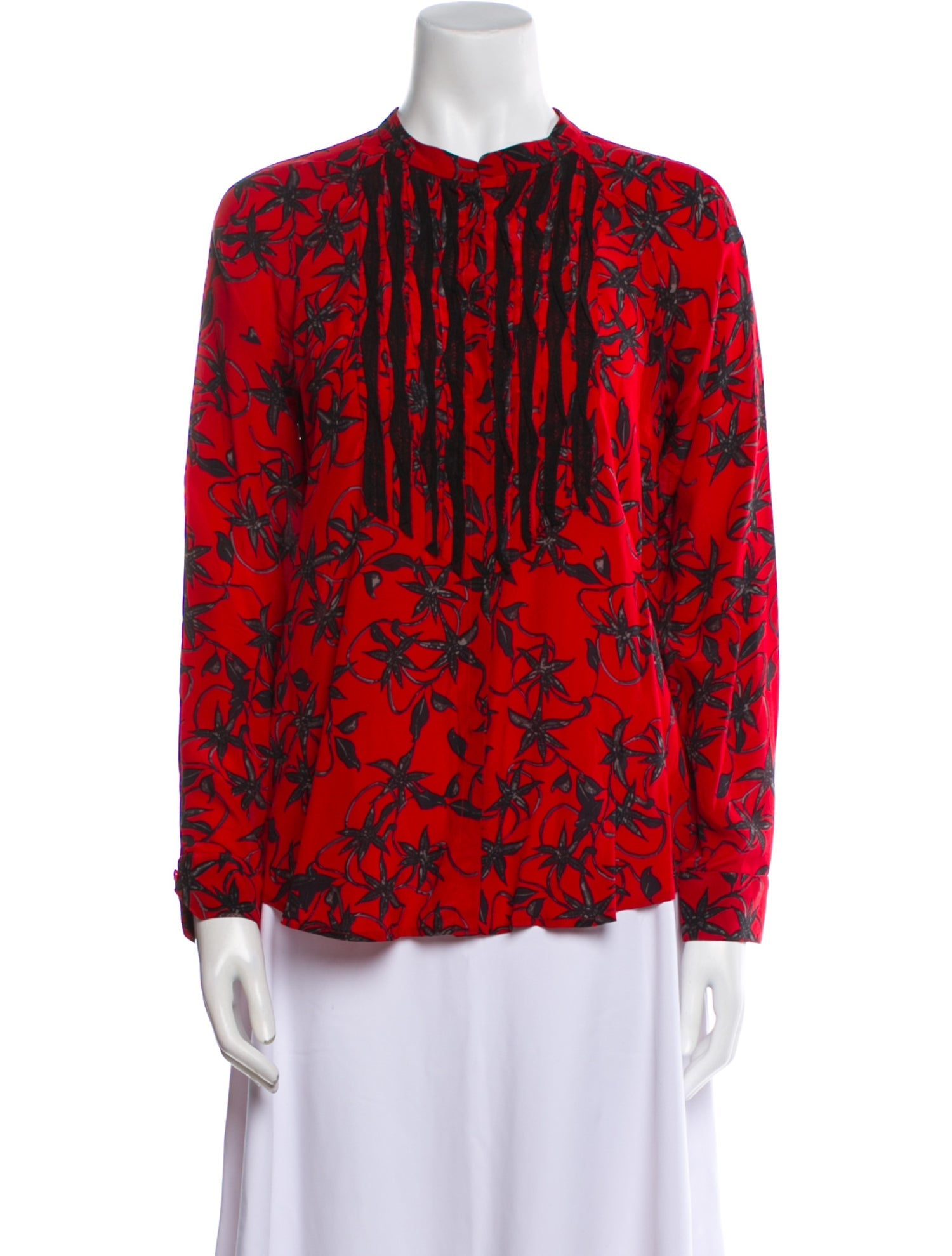 Zadig & Voltaire Silk Floral Print Blouse