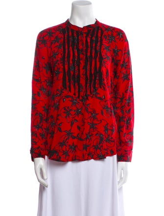 Zadig & Voltaire Silk Floral Print Blouse