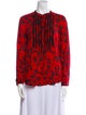 Zadig & Voltaire Silk Floral Print Blouse