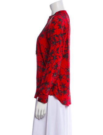 Zadig & Voltaire Silk Floral Print Blouse