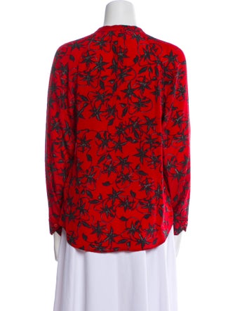 Zadig & Voltaire Silk Floral Print Blouse