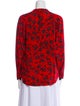 Zadig & Voltaire Silk Floral Print Blouse