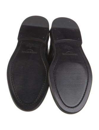 Zadig & Voltaire Leather Chain-Link Accents Combat Boots