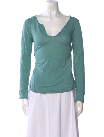 Zadig & Voltaire Cowl Neck Long Sleeve T-Shirt